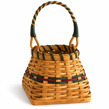 Handwoven Storage BasketMedium Amy Storage Basket with Wrapped Handle | Amish HandwovenAmerican-HandcraftedAmish-HandwovenSaving Shepherd