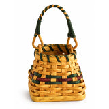 Handwoven Storage BasketSmall Amy Storage Basket with Wrapped Handle | Amish HandwovenAmerican-HandcraftedAmish-HandwovenSaving Shepherd