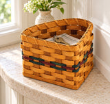 Handwoven Storage BasketSmall Generation Corner Storage Basket | Handwoven by Amish ArtisansAmerican-HandcraftedAmish-HandwovenSaving Shepherd