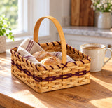 Handwoven Storage BasketSmall Kitchen Basket | Amish HandwovenAmerican-HandcraftedAmish-HandwovenSaving Shepherd
