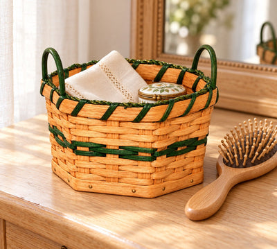 Handwoven Storage BasketTrinket Basket | Amish HandwovenAmerican-HandcraftedAmish-HandwovenSaving Shepherd