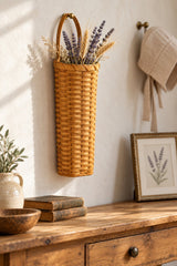 Hanging Flower BasketTall Dried Flower Basket | Amish HandwovenAmerican-HandcraftedAmish-HandwovenSaving Shepherd