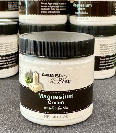 Herbal CreamMAGNESIUM CREAM – Amish Handmade Relaxing Body Cream with Essential OilsbutterscreamSaving Shepherd