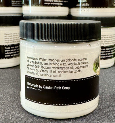 Herbal CreamMAGNESIUM CREAM – Amish Handmade Relaxing Body Cream with Essential OilsbutterscreamSaving Shepherd