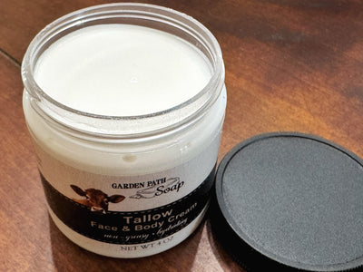 Herbal CreamTALLOW FACE & BODY CREAM - Amish Handmade Herbal EmollientbutterscreamSaving Shepherd