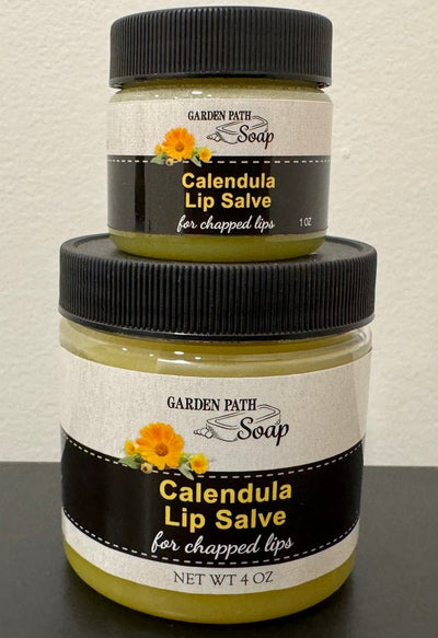 Herbal SalveCALENDULA LIP SALVE - Amish Handcrafted Chapped Lip & Cold Sore Moisturizergeneral healthherbSaving Shepherd
