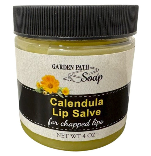 Herbal SalveCALENDULA LIP SALVE - Amish Handcrafted Chapped Lip & Cold Sore Moisturizergeneral healthherbSaving Shepherd