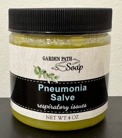 Herbal SalvePNEUMONIA SALVE - Amish Handcrafted with Rosemary Thyme Menthol & Eucalyptusgeneral healthherbSaving Shepherd