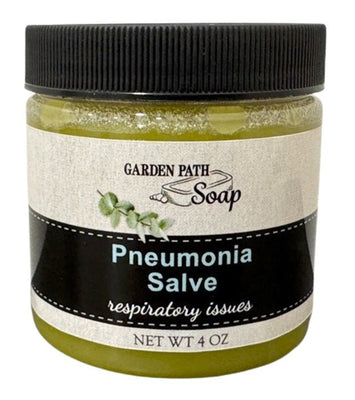 Herbal SalvePNEUMONIA SALVE - Amish Handcrafted with Rosemary Thyme Menthol & Eucalyptusgeneral healthherbSaving Shepherd