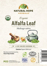 Herbal SupplementALFALFA LEAF - Certified Organic Dried Single Ingredient 4 ozdigestiondigestiveSaving Shepherd