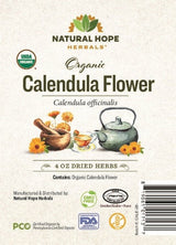 Herbal SupplementCALENDULA FLOWER - Organic Dried Single Ingredient 4 ozdigestiondigestive healthSaving Shepherd