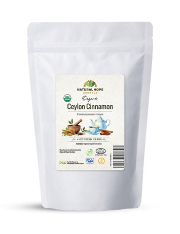 Herbal SupplementCEYLON CINNAMON - Organic Dried Single Ingredient 4 ozcirculationcirculatorySaving Shepherd