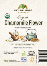 Herbal SupplementCHAMOMILE FLOWER - Organic Dried Single Ingredient Tea 4 ozdigestiondigestive healthSaving Shepherd
