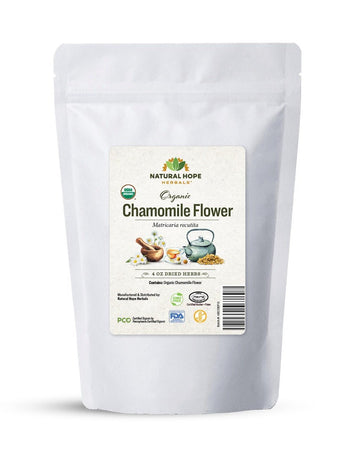 Herbal SupplementCHAMOMILE FLOWER - Organic Dried Single Ingredient Tea 4 ozdigestiondigestive healthSaving Shepherd