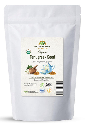 Herbal SupplementFENUGREEK SEED - Organic Dried Single Ingredientgeneral healthherbSaving Shepherd