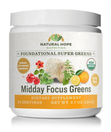 Herbal SupplementMIDDAY FOCUS GREENS - Certified Organic Foundational Super Greensgeneral healthnaturalSaving Shepherd