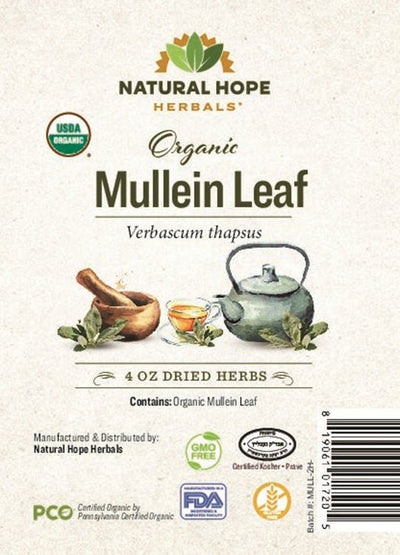 Herbal SupplementMULLEIN LEAF - Organic Dried Single Ingredient Supplement TeadigestiondigestiveSaving Shepherd