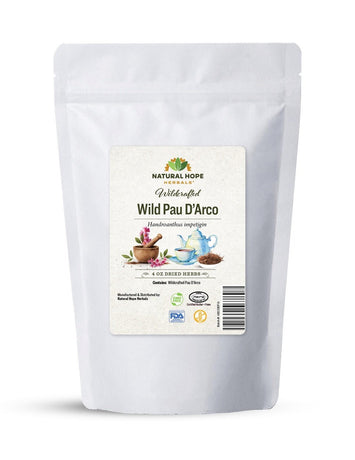 Herbal SupplementWILDCRAFTED PAU D'ARCO - Organic Dried Single Ingredient 4 ozgeneral healthherbSaving Shepherd