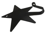 Hook3 LARGE COUNTRY STAR HOOK - Set of Amish Hand Forged Heavy Duty Hooks USAaccentAmish BlacksmithSaving Shepherd