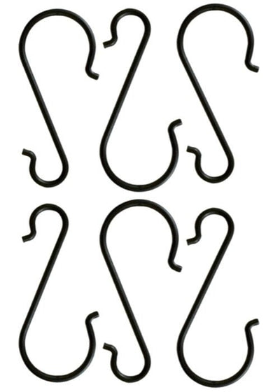 HookLADDER HOOK – 7" Heavy - Duty Wrought Iron Utility HooksaccentAmish BlacksmithSaving Shepherd