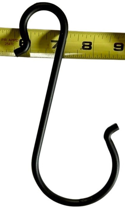 HookLADDER HOOK – 7" Heavy - Duty Wrought Iron Utility HooksaccentAmish BlacksmithSaving Shepherd