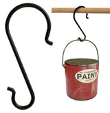 HookLADDER HOOK – 7" Heavy - Duty Wrought Iron Utility HooksaccentAmish BlacksmithSaving Shepherd