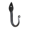 3-Inch Arrow Head Wrought Iron Wall Hooks - Set of 6