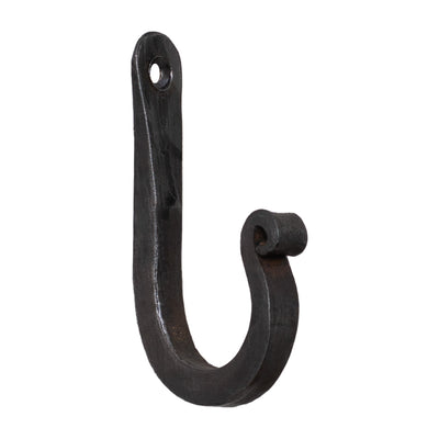 3-Inch Wrought Iron Wall Hooks - Set of 6