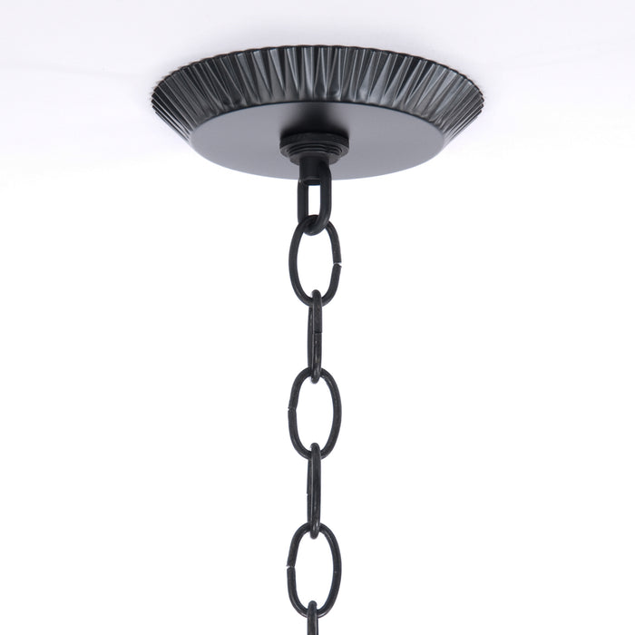 Black Powder Coated Ceiling Plate Kit with 3 Feet of Chain
