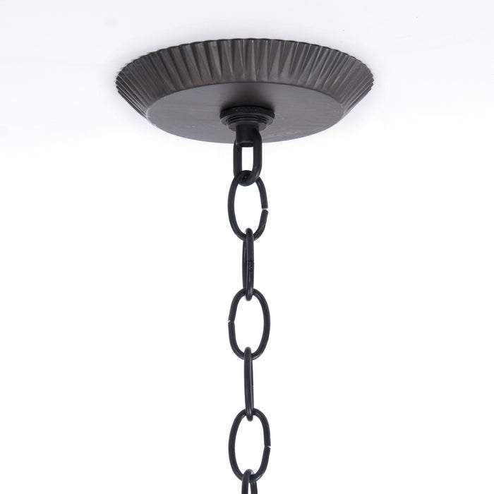 Kettle Black Ceiling Plate Kit with 3-ft of Chain