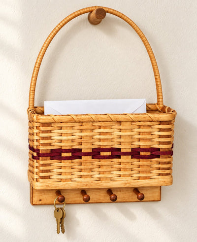 Key Storage BasketKey Holder | Amish Handwoven WoodAmerican-HandcraftedAmish-HandwovenSaving Shepherd