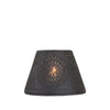 Lamp Shades10-Inch Chisel-Punched Empire Lamp Shade — Textured BlackCategory: Lamp ShadesFinish: Textured BlackSaving Shepherd