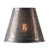 Lamp Shades14-Inch Fireside Chisel Tin Lamp Shade | Made in the USACategory: Lamp ShadesFinish: Kettle BlackSaving Shepherd