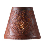 Lamp Shades14-Inch Fireside Chisel Tin Lamp Shade | Made in the USACategory: Lamp ShadesFinish: Kettle BlackSaving Shepherd
