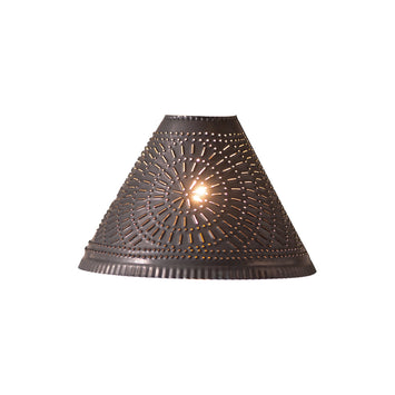 Lamp ShadesChisel Tin Accent Lamp Shade | Kettle Black, Clip Harp IncludedCategory: Lamp ShadesFinish: Kettle BlackSaving Shepherd