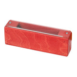 Handcrafted Wooden Marble Brain Teaser - Red