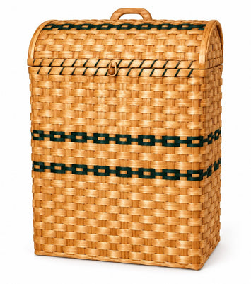 Laundry HamperLarge Waterfall-Lid Laundry Hamper | Amish HandwovenAmish-HandwovenbasketsSaving Shepherd