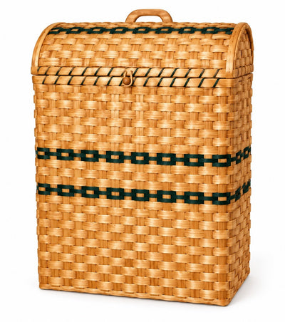 Laundry HamperLarge Waterfall-Lid Laundry Hamper | Amish HandwovenAmish-HandwovenbasketsSaving Shepherd