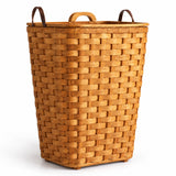 Laundry HamperSmall Hamper with Leather Handles | Amish HandwovenAmerican-HandcraftedAmish-HandwovenSaving Shepherd