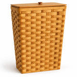 Laundry HamperSmall Wood-Splint Hamper Basket | Amish MadeAmerican-HandcraftedAmish-HandwovenSaving Shepherd
