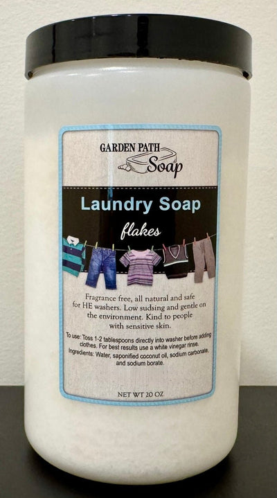laundry soapLAUNDRY SOAP FLAKES - Fragrance Free Low Suds Gentle on Skin Eco - Friendlyfragrancefragrance - freeSaving Shepherd