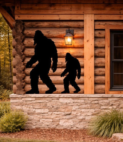 Lawn DecorBIG FOOT SILHOUETTE - Sasquatch Bigfoot Outdoor Yard Art in 2 SizesSaving Shepherd