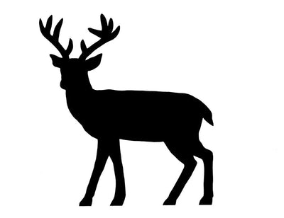 Lawn DecorBIG OL' BUCK SILHOUETTE - All Weather Wildlife Garden & Yard ArtSaving Shepherd