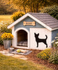 Lawn DecorCHIHUAHUA SILHOUETTE - Adorable Dog Outdoor Garden Stake and Wall ArtSaving Shepherd