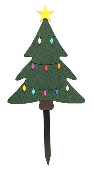 Lawn DecorCHRISTMAS TREE with LIGHTS OUTDOOR DECOR - All Weather Holiday Garden StakeChristmasChristmas DecorSaving Shepherd
