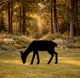 Lawn DecorDEER SILHOUETTE - All Weather Grazing Doe Wildlife Garden & Yard ArtSaving Shepherd