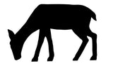 Lawn DecorDEER SILHOUETTE - All Weather Grazing Doe Wildlife Garden & Yard ArtSaving Shepherd
