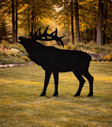 Lawn DecorELK SILHOUETTE - All Weather Reindeer Wildlife Garden & Yard ArtSaving Shepherd