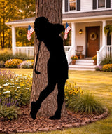Lawn DecorFEMALE GOLFER SILHOUETTE - All Weather Outdoor Lady Golf Yard & Wall ArtSaving Shepherd