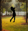 Lawn DecorFEMALE GOLFER SILHOUETTE - All Weather Outdoor Lady Golf Yard & Wall ArtSaving Shepherd